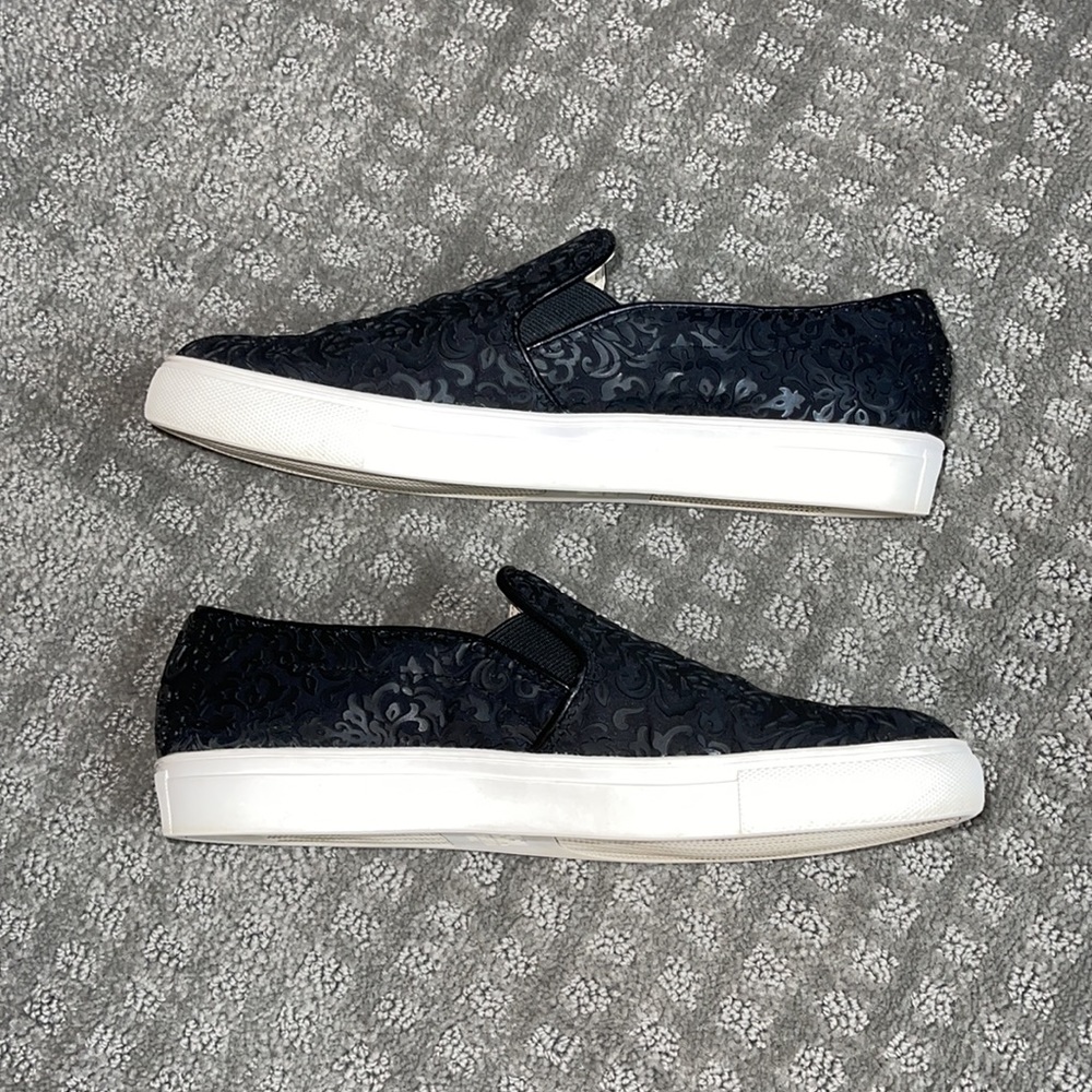 Karl Lagerfeld Paris Embroidered Slip-On Sneakers - Picture 5 of 8